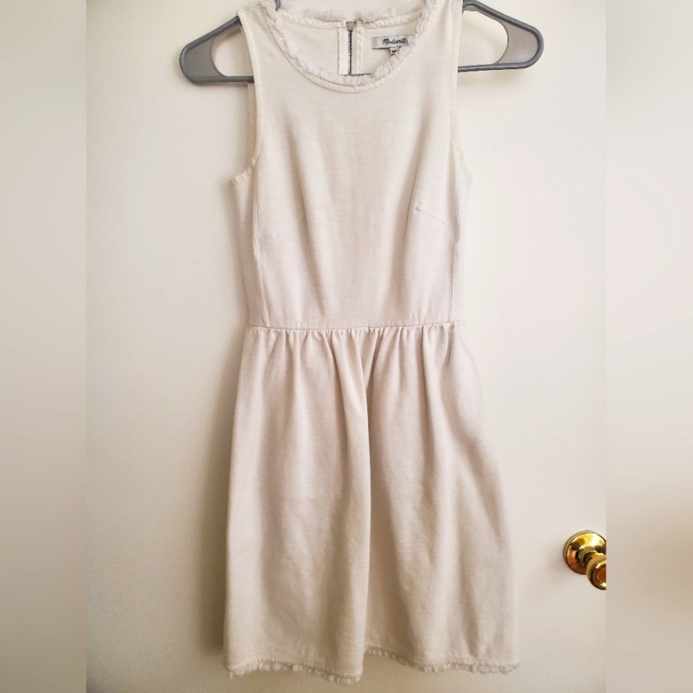 Madewell XXS White sleeveless dress